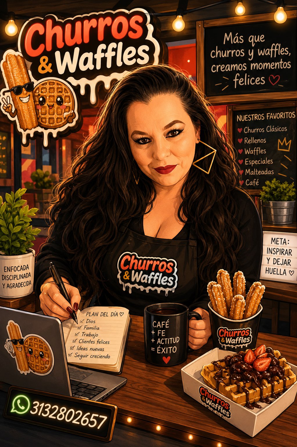 Contacto - Churros y Waffles Contacto - Churros y Waffles